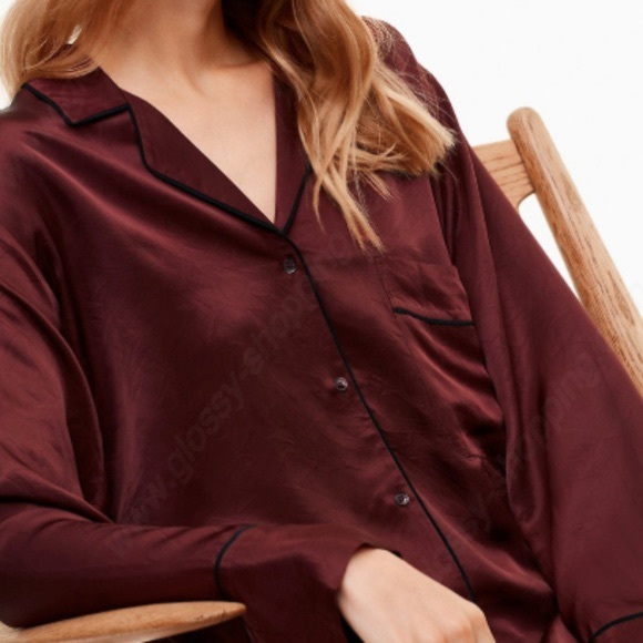 Aritzia wilfred Murol rust top xs preloved - Picture 8 of 9